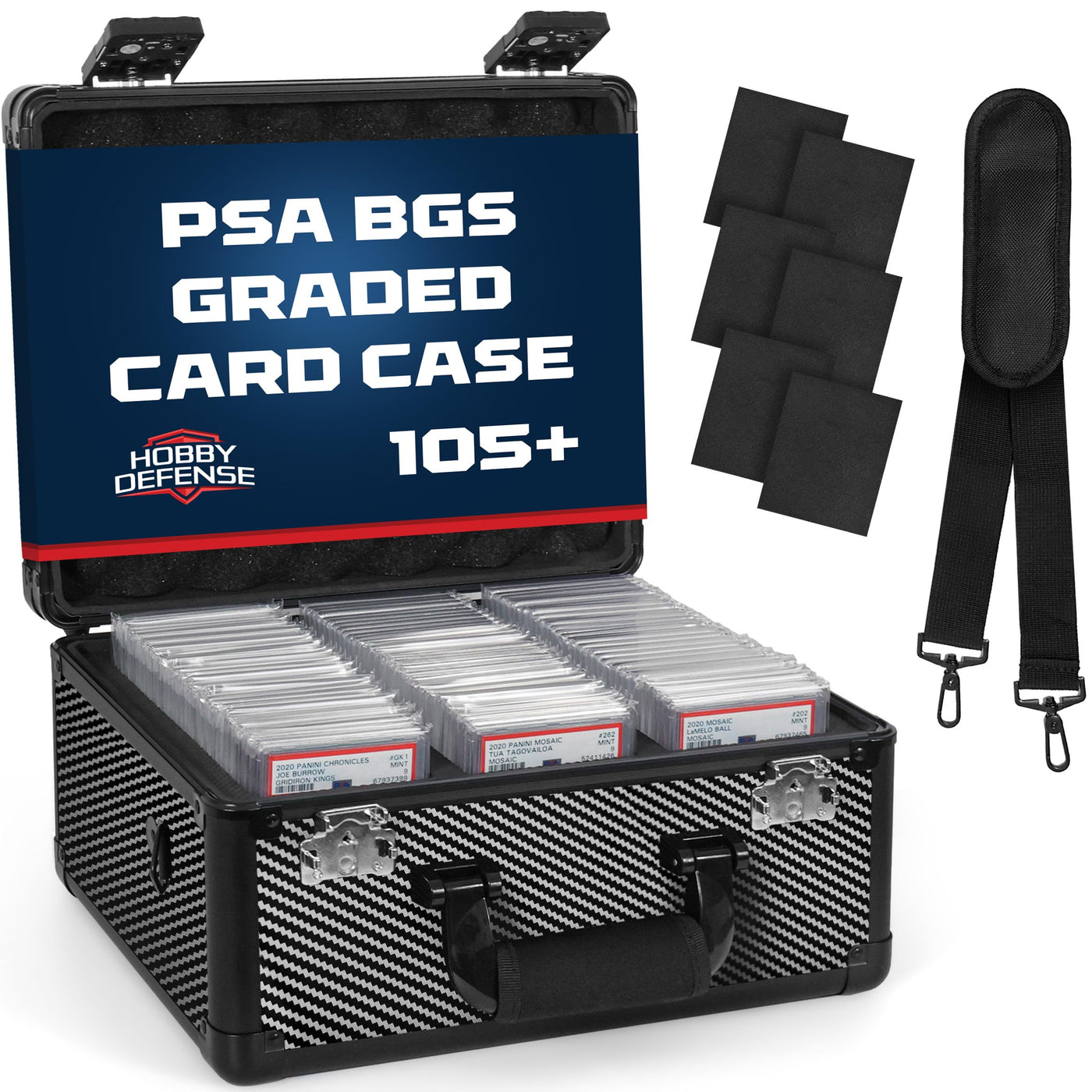 Slab Vault Carbon 105 | Lockable Three-Row Case