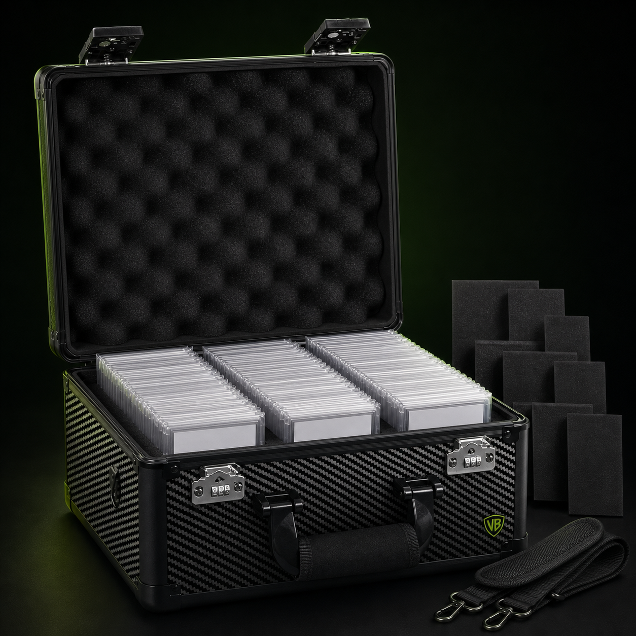 Slab Vault Carbon 105 | Lockable Three-Row Case