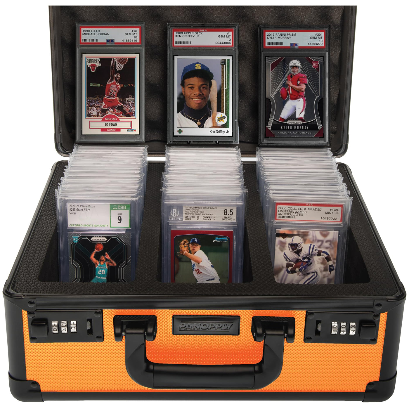 Slab Vault Fusion 120 | Three-Row Case — Orange